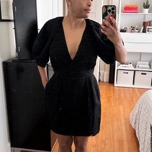 Mango textured mini dress